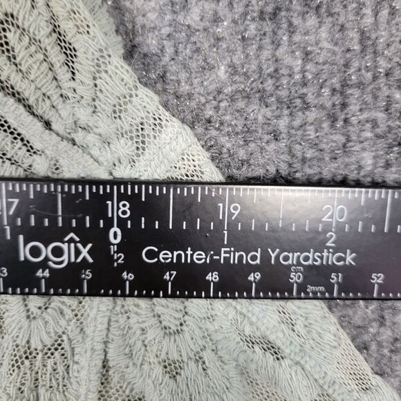 POLAGRAM Green Sheer Lace Kimono Fairy Romantic Feminine Dainty Flowy ONE SIZE - Picture 8 of 9